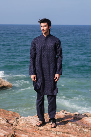 'Navy Blue' Kurta Pajama